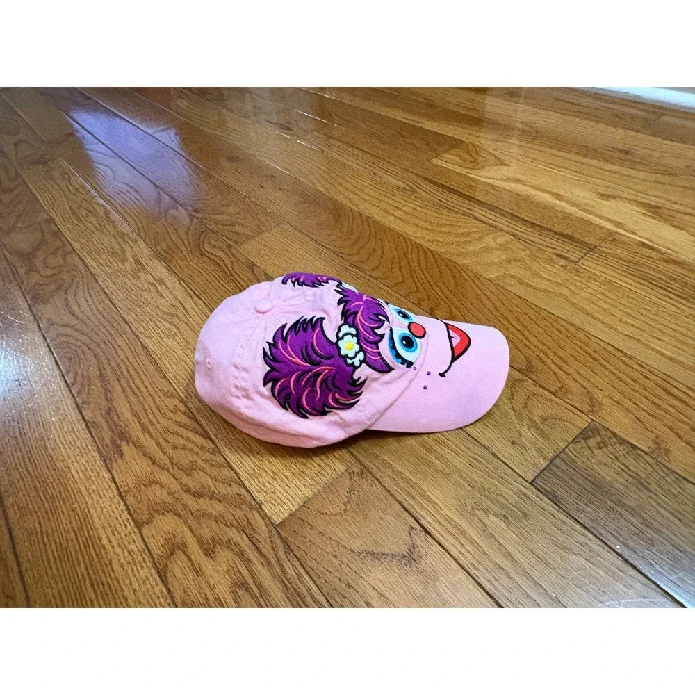 Vintage‎ kids Sesame Place Abby Cadabby Pink Hat Youth Baseball Cap